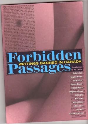 Bild des Verkufers fr Forbidden Passages: Writings Banned in Cananda zum Verkauf von Nessa Books