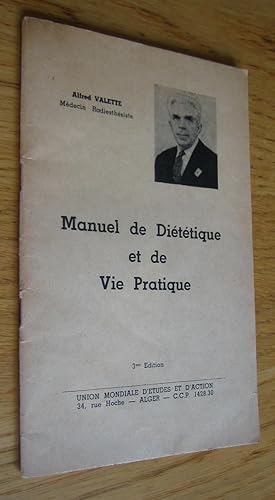 Imagen del vendedor de Manuel de Dittique et de Vie Pratique a la venta por Les Livres du Pont-Neuf