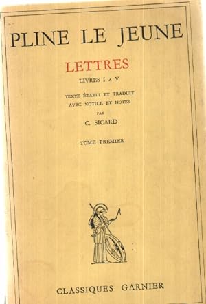 Lettres livres I a V