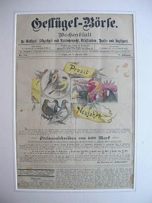 Titelblatt zum Jahreswechsel: "Prosit Neujahr 1898" //