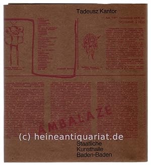 Bild des Verkufers fr Ambalaze. zum Verkauf von Heinrich Heine Antiquariat oHG