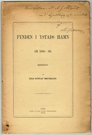 Seller image for Fynden i Ystads hamn r 1868-69. for sale by Antiquaria Bok & Bildantikvariat AB