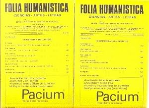 Folia Humanística Nº 78 y 79-80 : In Memoriam a Karl Jaspers I y II (dos volúmenes)