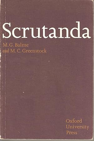 Seller image for Scrutanda for sale by Snookerybooks