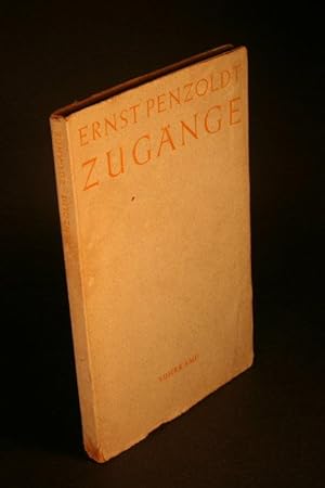 Image du vendeur pour Zugnge. mis en vente par Steven Wolfe Books