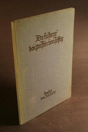 Image du vendeur pour Dy History des Graffen von Soffey. mis en vente par Steven Wolfe Books