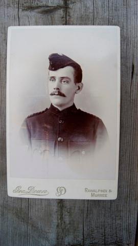 Rifle Brigade. A Late 19th Century Cabinet Portrait Photograph