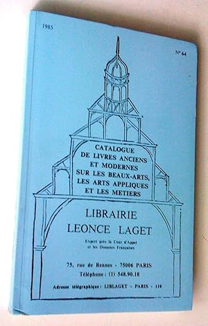 Catalogue de livres anciens et modernes sur les beaux-arts, les arts appliqués et les métiers, no...