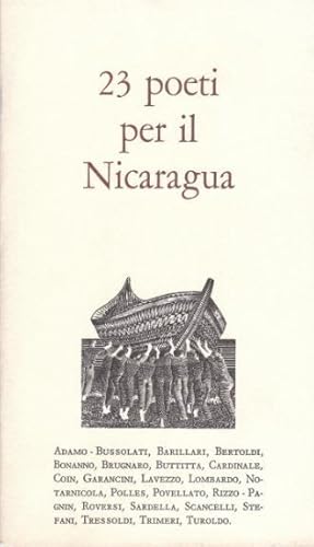 Image du vendeur pour 23 Poeti per il Nicaragua mis en vente par Studio Bibliografico di M.B.