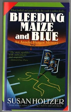 Bild des Verkufers fr Bleeding Maize and Blue zum Verkauf von Mystery Cove Book Shop