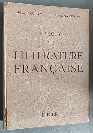 Bild des Verkufers fr Precis de Litterature Francaise. zum Verkauf von Librairie Pique-Puces