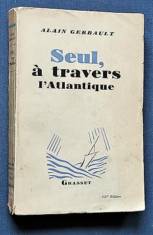 Imagen del vendedor de Seul, a travers l'Atlantique. a la venta por Librairie Pique-Puces