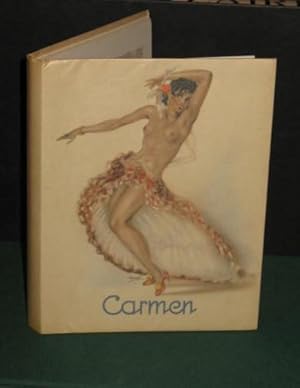 Imagen del vendedor de Carmen. Suivi de La course de taureaux. Compositions en couleurs d"Edouard CHIMOT. a la venta por Librairie Pique-Puces