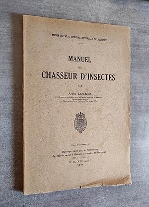 Bild des Verkufers fr Manuel du chasseur d'insectes. zum Verkauf von Librairie Pique-Puces