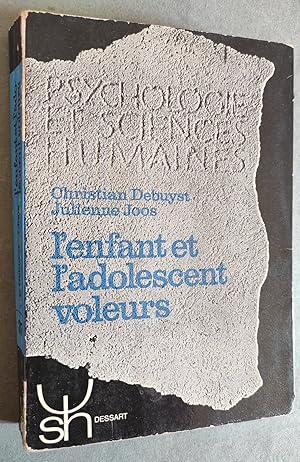 Seller image for L'enfant et l'adolescent voleurs. for sale by Librairie Pique-Puces