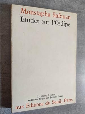 Imagen del vendedor de Etudes sur l'OEdipe. Introduction a une theorie du sujet. a la venta por Librairie Pique-Puces