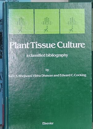 Bild des Verkufers fr Plant Tissue Culture. A Classified Bibliography. zum Verkauf von Antiquariat  Braun