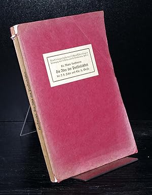 Bild des Verkufers fr Die Idee der Persnlichkeit bei Immanuel Hermann Fichte und Christian Hermann Weie. Von Marie Horstmeier. (= Studien zur systematischen Theologie, Heft 4). zum Verkauf von Antiquariat Kretzer