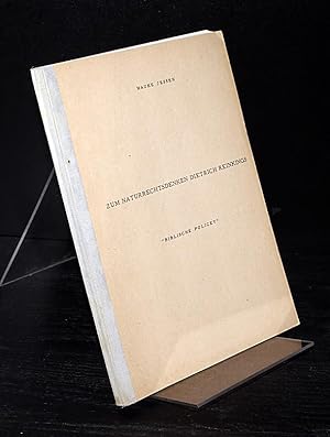 "Biblische Policey". Zum Naturrechtsdenken Dietrich Reinkings. Inaugural-Dissertation (Uni Freibu...