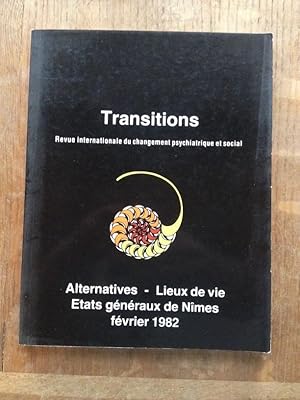 Seller image for Transitions n 10 revue internationale du changement psychiatrique et social for sale by Librairie des Possibles