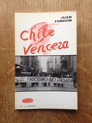 Image du vendeur pour Chile vencera mis en vente par Librairie des Possibles