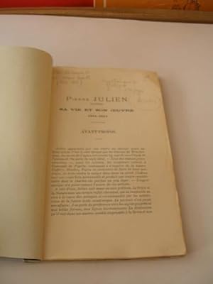 Imagen del vendedor de PIERRE JULIEN SCULPTEUR ( 1731-1804 ) SA VIE ET SON OEUVRE a la venta por LIBRAIRIE PHILIPPE  BERTRANDY