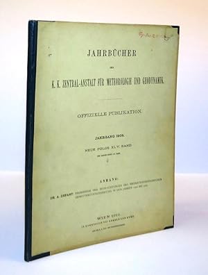 Ergebnisse der Beobachtungen des niederösterreichischen Gewitterstationsnetzes in den Jahren 1902...