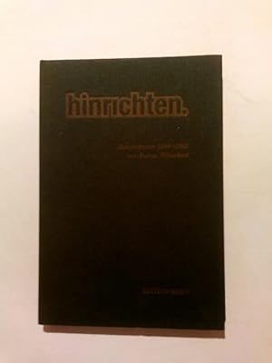 Seller image for Hinrichten: Holzskulpturen 1994-2002 for sale by ANTIQUARIAT Franke BRUDDENBOOKS