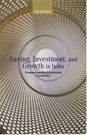 Imagen del vendedor de Saving, Investment, and Growth in India a la venta por Bellwetherbooks