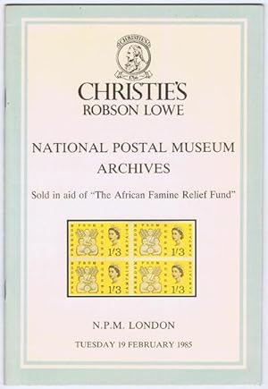 Seller image for (19 Feb) National Postal Museum Archives. for sale by Pennymead Books PBFA