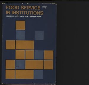 Imagen del vendedor de Food Service in Institutions. a la venta por Antiquariat Bookfarm