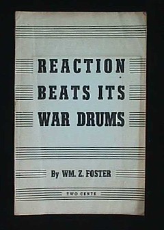 Seller image for REACTION BEATS ITS WAR DRUMS for sale by Antiquarian Bookshop