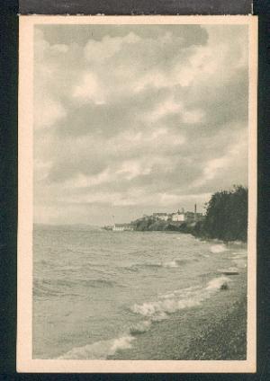 Ansichtskarte: Ansicht vom Strand. x, s/w, I, 1924.