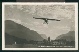 Imagen del vendedor de St. Zeno mit Verkehrsflugzeug. 0, s/w, I, 1930. a la venta por Antiquariat Hild