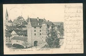 Imagen del vendedor de Ansichtskarte: Das Landvogteischloss. 0, s/w, I-II, 1899. a la venta por Antiquariat Hild