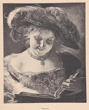Bild des Verkäufers für Lindenschmit, W.: Katharina. Frauenporträt. zum Verkauf von Antiquariat Hild