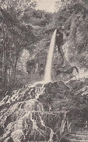 Seller image for Der Uracher Wasserfall. Idyllische Ansicht. for sale by Antiquariat Hild