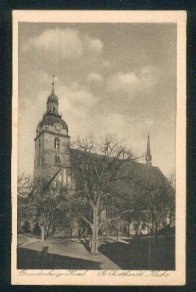 Immagine del venditore per Ansichtskarte: St. Gotthardt-Kirche. 0, s/w, I-II, 1930. venduto da Antiquariat Hild