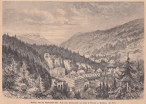 Gastein, von der Schillerhöhe aus gesehen.