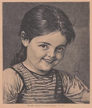 Bild des Verkäufers für Defregger, Franz: Lisi. Mädchenporträt. zum Verkauf von Antiquariat Hild