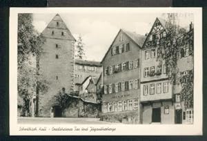 Ansichtskarte: Crailheimer Tor und Jugendherberge. x, s/w, I, um 1935.