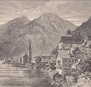 Seller image for Schne Ansicht mit der Kirche. for sale by Antiquariat Hild