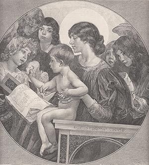 Bild des Verkufers fr Sartorio, Aristide: Madonna mit Engeln. zum Verkauf von Antiquariat Hild