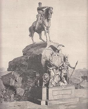 Das Kaiser-Friedrich-Denkmal bei Wörth.