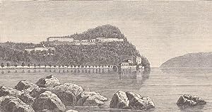 Die Villa Serbelloni vom gegenüberliegenden Ufer aus gesehen.