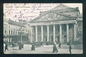 Bild des Verkufers fr Ansichtskarte: Das Theater. 0, s/w, I-II, um 1910. zum Verkauf von Antiquariat Hild
