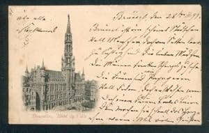 Bild des Verkufers fr Ansichtskarte: 0, s/w, I-II, 1899, Rathaus. zum Verkauf von Antiquariat Hild
