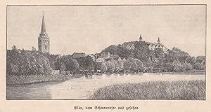 Bild des Verkufers fr Ansicht vom Schwanensee aus. zum Verkauf von Antiquariat Hild