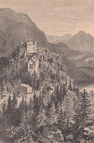 Seller image for Ansicht von Hohenschwangau. for sale by Antiquariat Hild