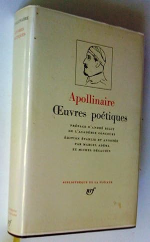 Imagen del vendedor de Oeuvres potiques a la venta por Claudine Bouvier